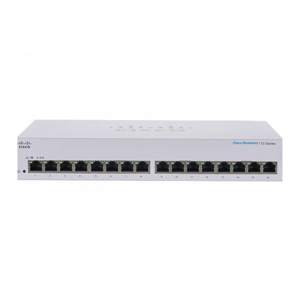 16-Port GE Unmanaged Switch CISCO CBS110-16T-EU